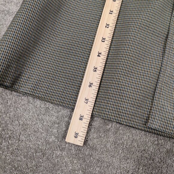 Croydon Avant Garde Vintage 90s Y2K Plaid Lined Luxury Designer Trench Coat 38 - Picture 12 of 12